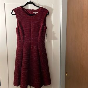 Sandra Darren Wine Dress NWT